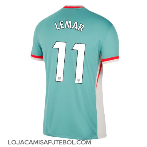 Camisa de Futebol Atletico Madrid Thomas Lemar #11 Equipamento Secundário 2024-25 Manga Curta